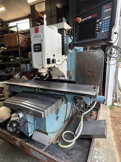 Used TRAK FHM7 CNC Bed Mill with long 23" x 60" travels, 7.5HP