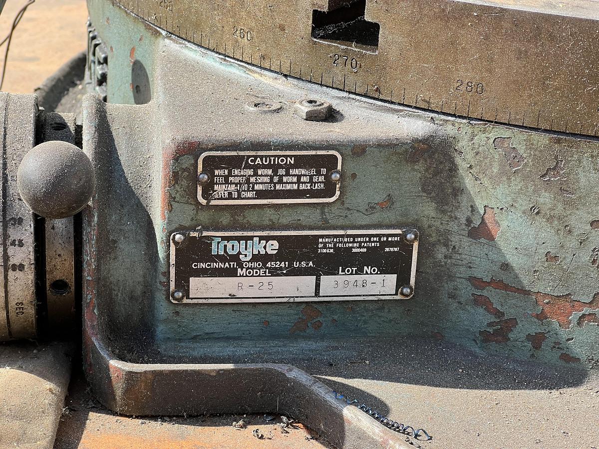 Used Troyke - 25" Rotary Table - B-25