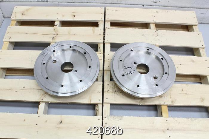Unused Summit 3175 Pump Stainless Steel 14" Stuffing Box Cover #42068