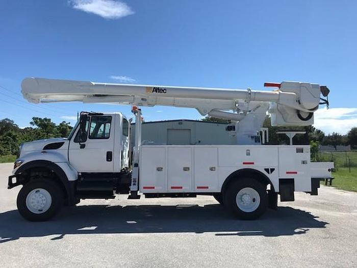Used 2013 International 7300 4x4 Altec AM55-MH 60ft Over-Center Bucket Truck - C53093