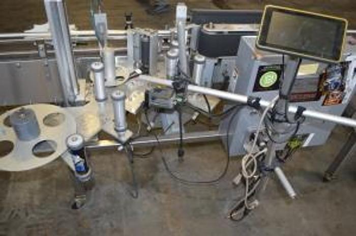 Used Ued Inline Paradigm700 Pressure Sensitive Labeler