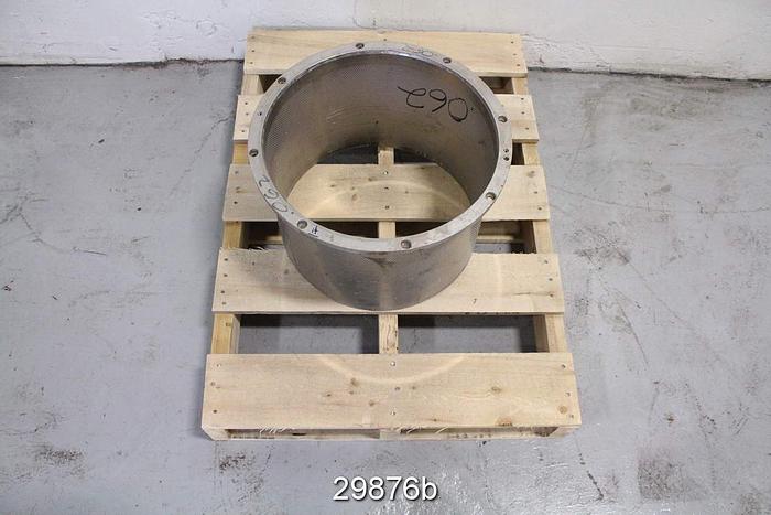 Used Bird 8 Pressure Screen Outer Basket #29876