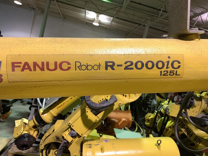 Used FANUC R2000iC/125L 6 AXIS CNC ROBOT WITH R30iB CONTROLLER, IR VISION, 125KG X 3,100 MM H REACH
