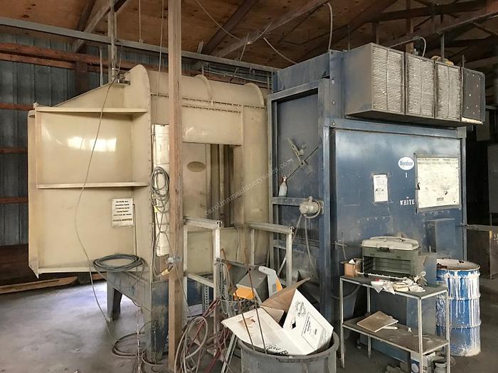 Used Complete Operation Powder Coating Room