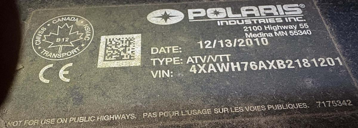 Used 2011 POLARIS RANGER 800