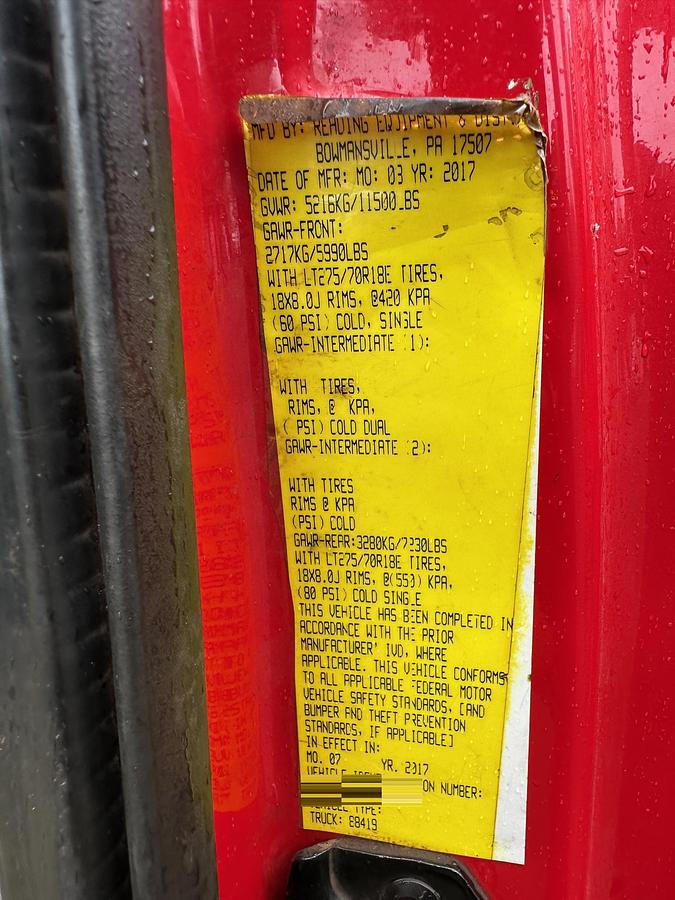 Used 2017 FORD F350 XL Service Truck