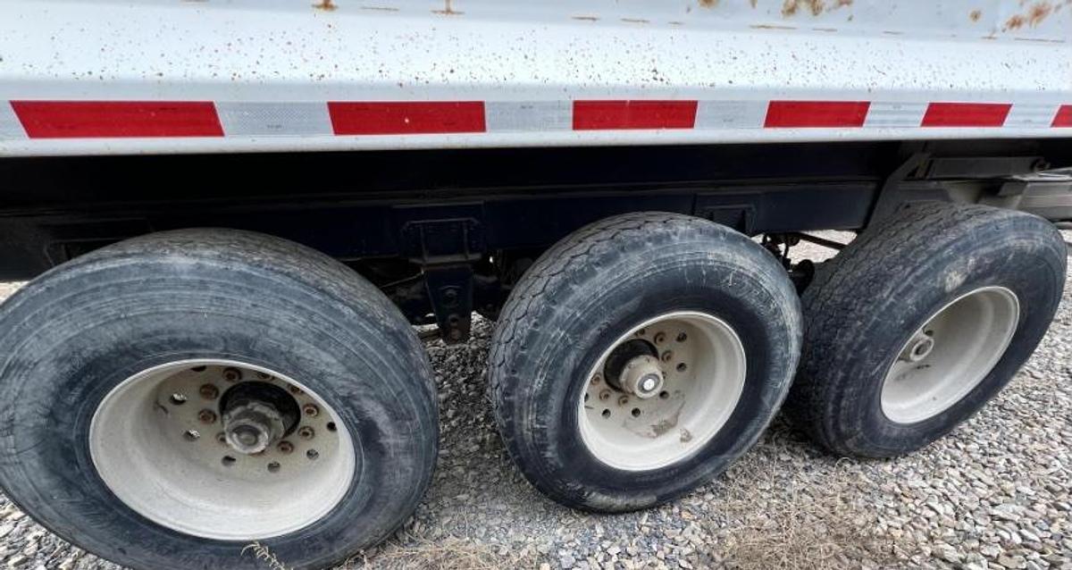 Used 1997 POWER-FLOW 16' Tri-Axle Dump Pup