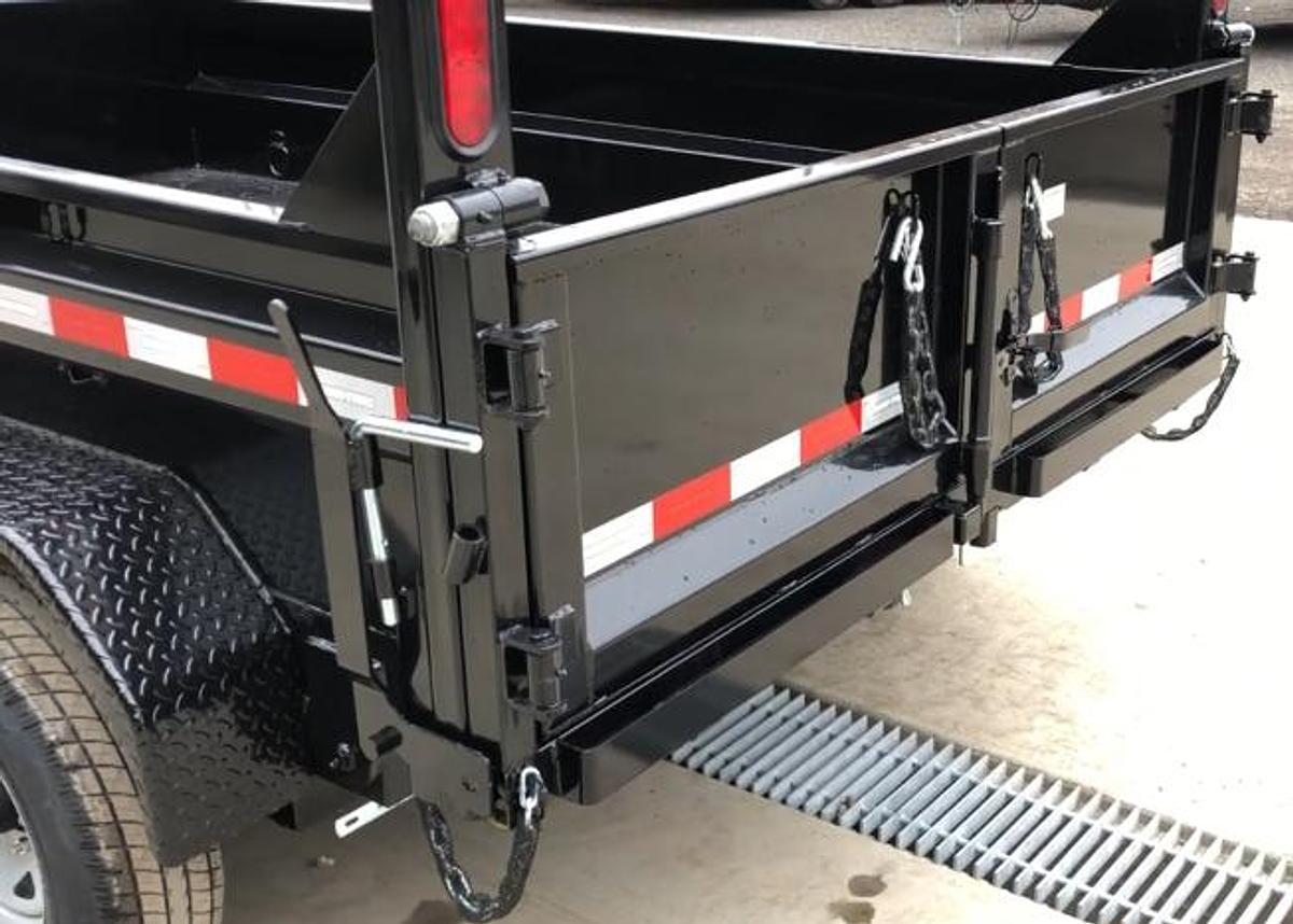 Used 2022 SURE TRAC 12 foot Low Profile Homeowner Dump Trailer