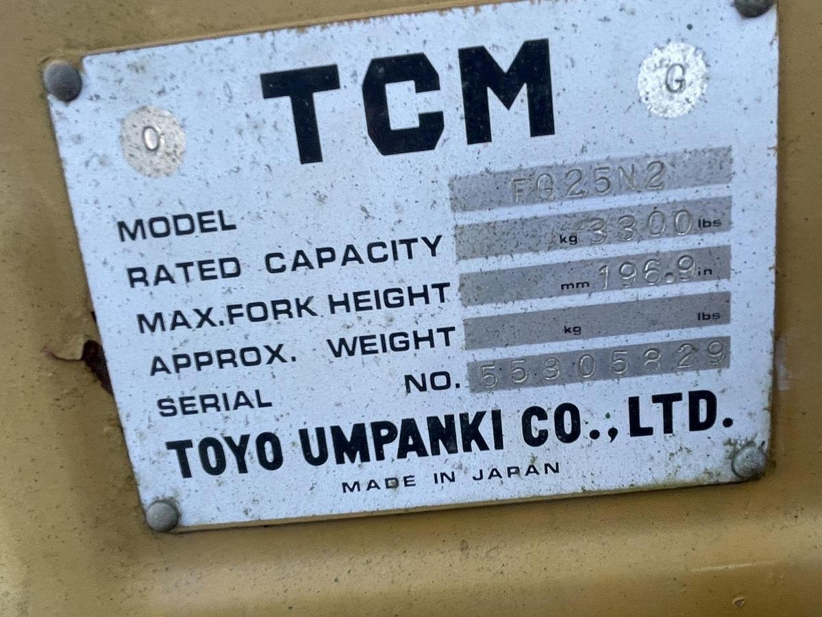 Used 1989 TCM FG25N2