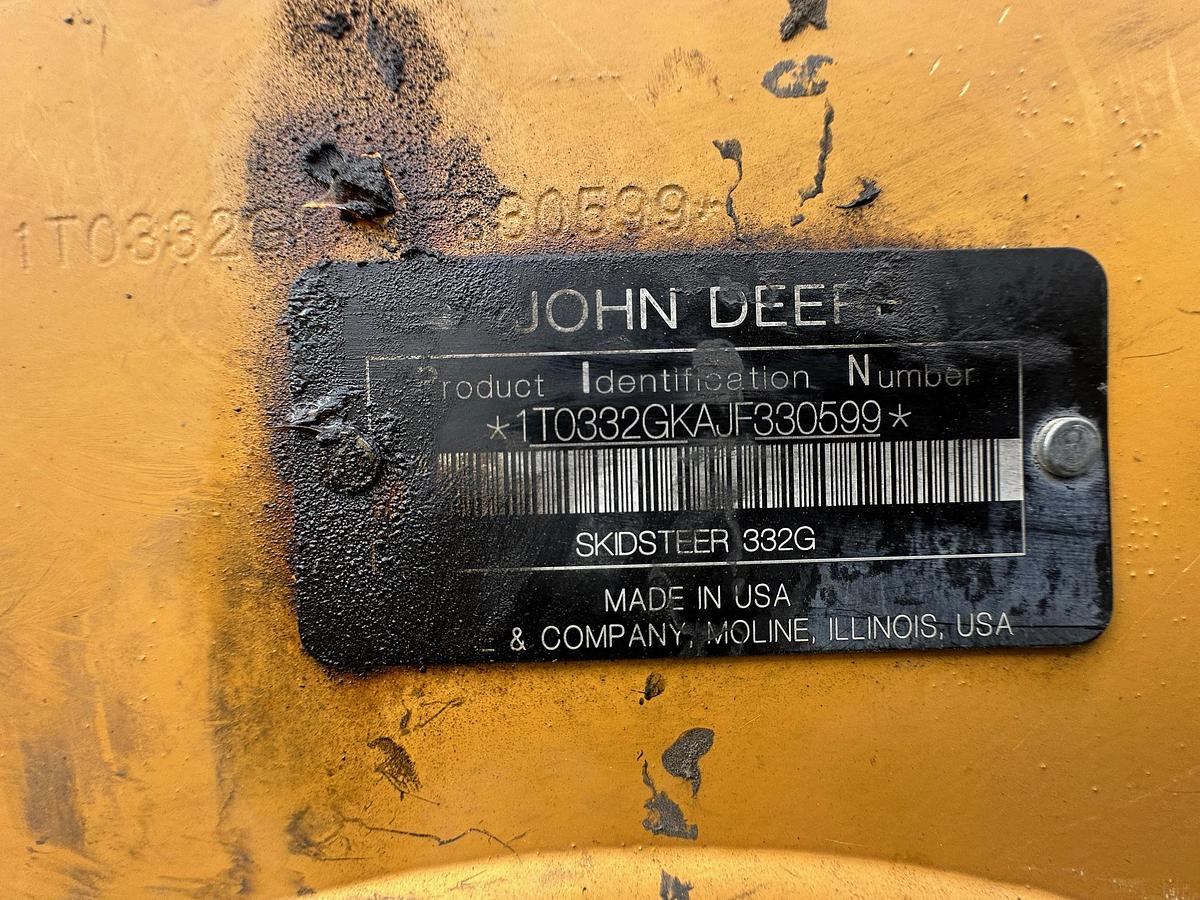 Used 2017 DEERE 332G