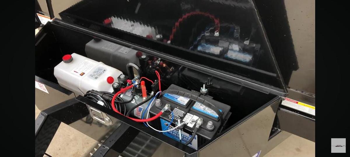 Used 2022 SURE TRAC 12 foot Low Profile Homeowner Dump Trailer