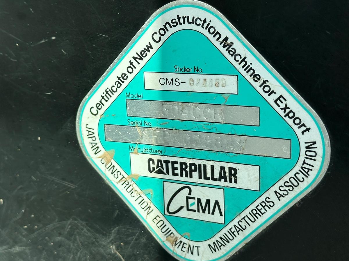 Used 2007 CATERPILLAR 304C CR