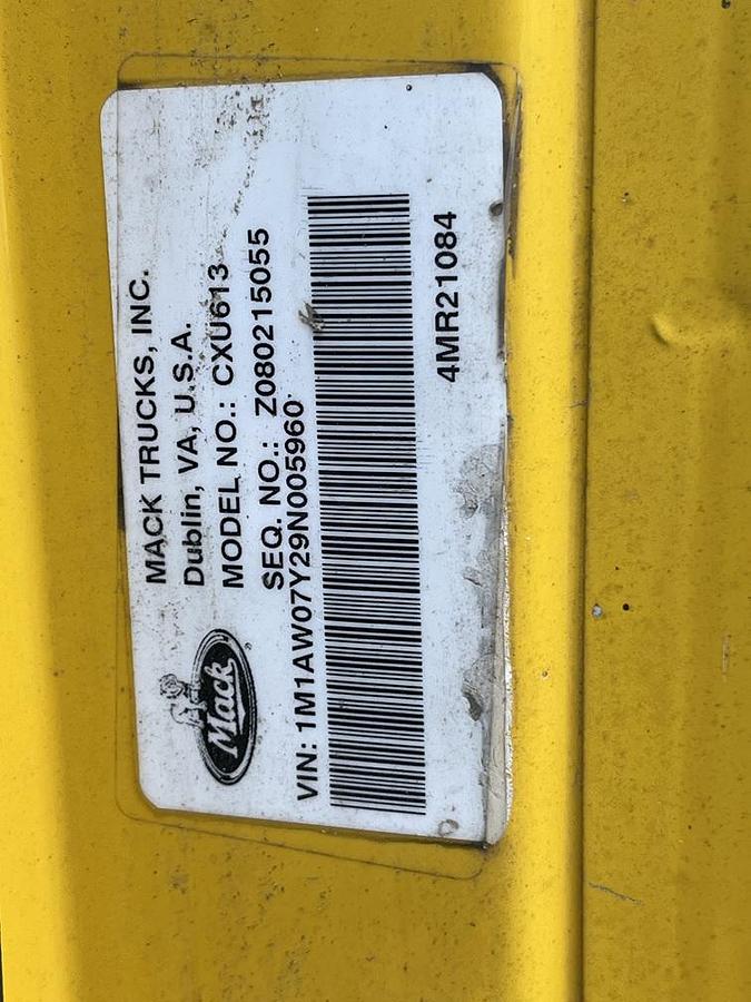 Used 2009 MACK CXU 613