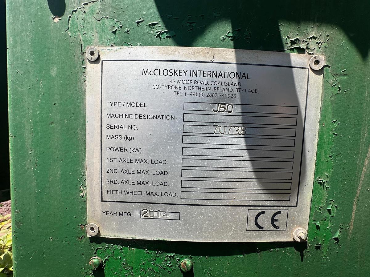 Used 2014 MCCLOSKEY J50