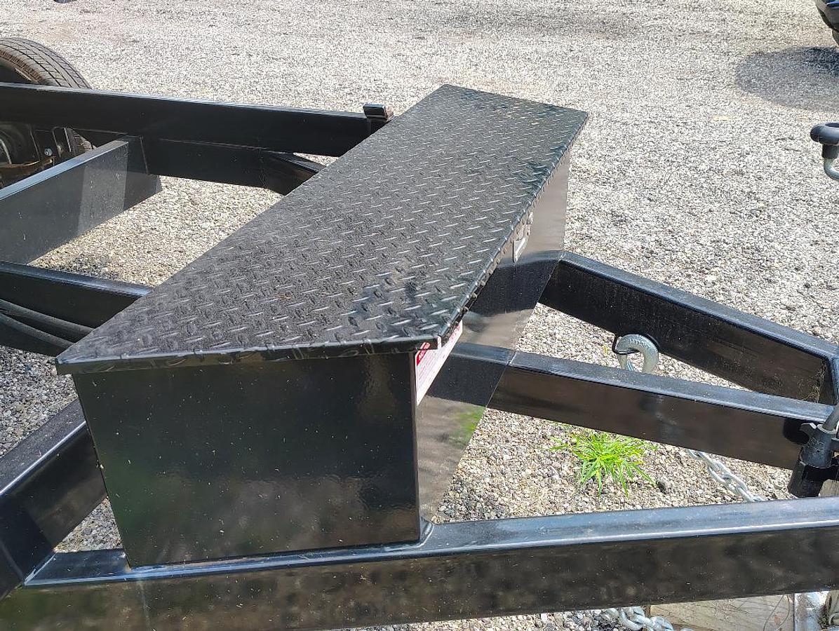 Used 2022 SURE TRAC 12 foot Low Profile Homeowner Dump Trailer