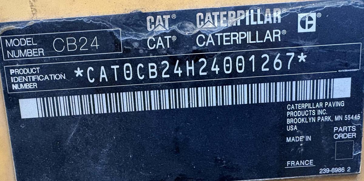 Used 2009 CATERPILLAR CB24