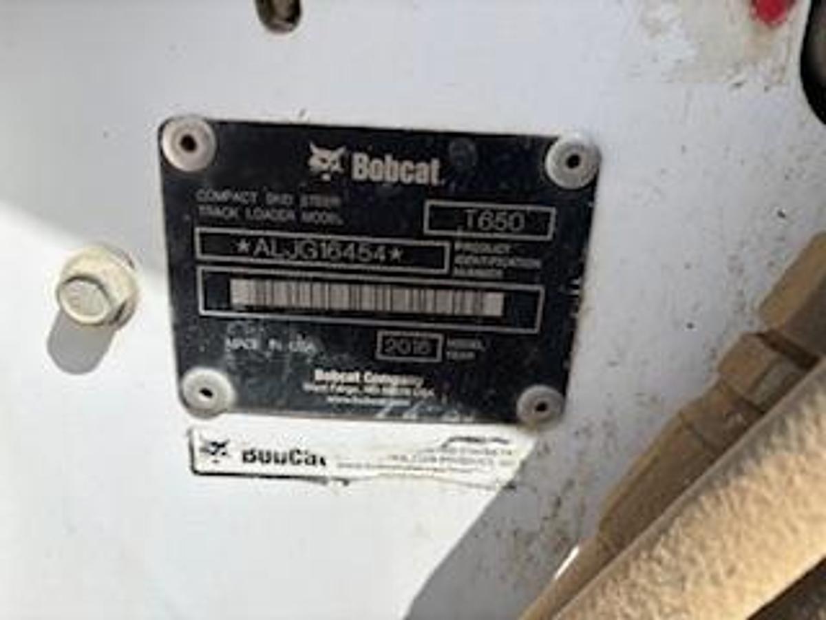 Used 2016 BOBCAT T650