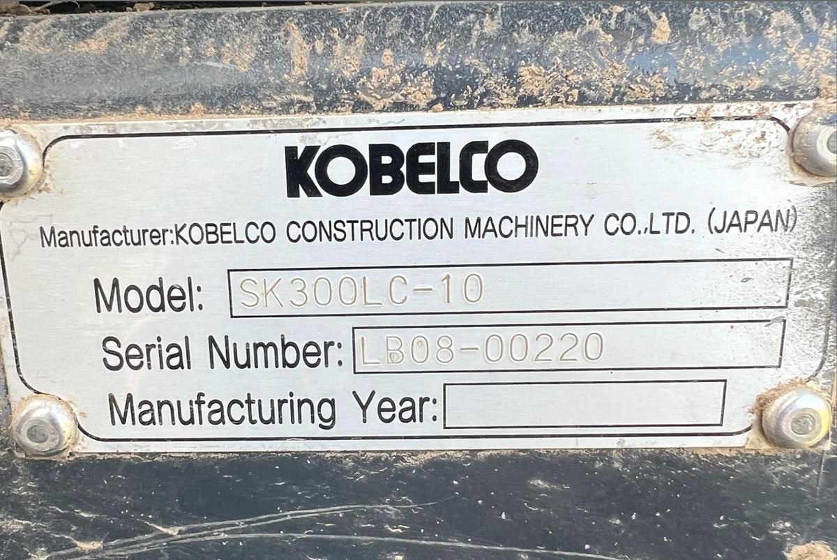 Used 2018 KOBELCO SK300LC-10