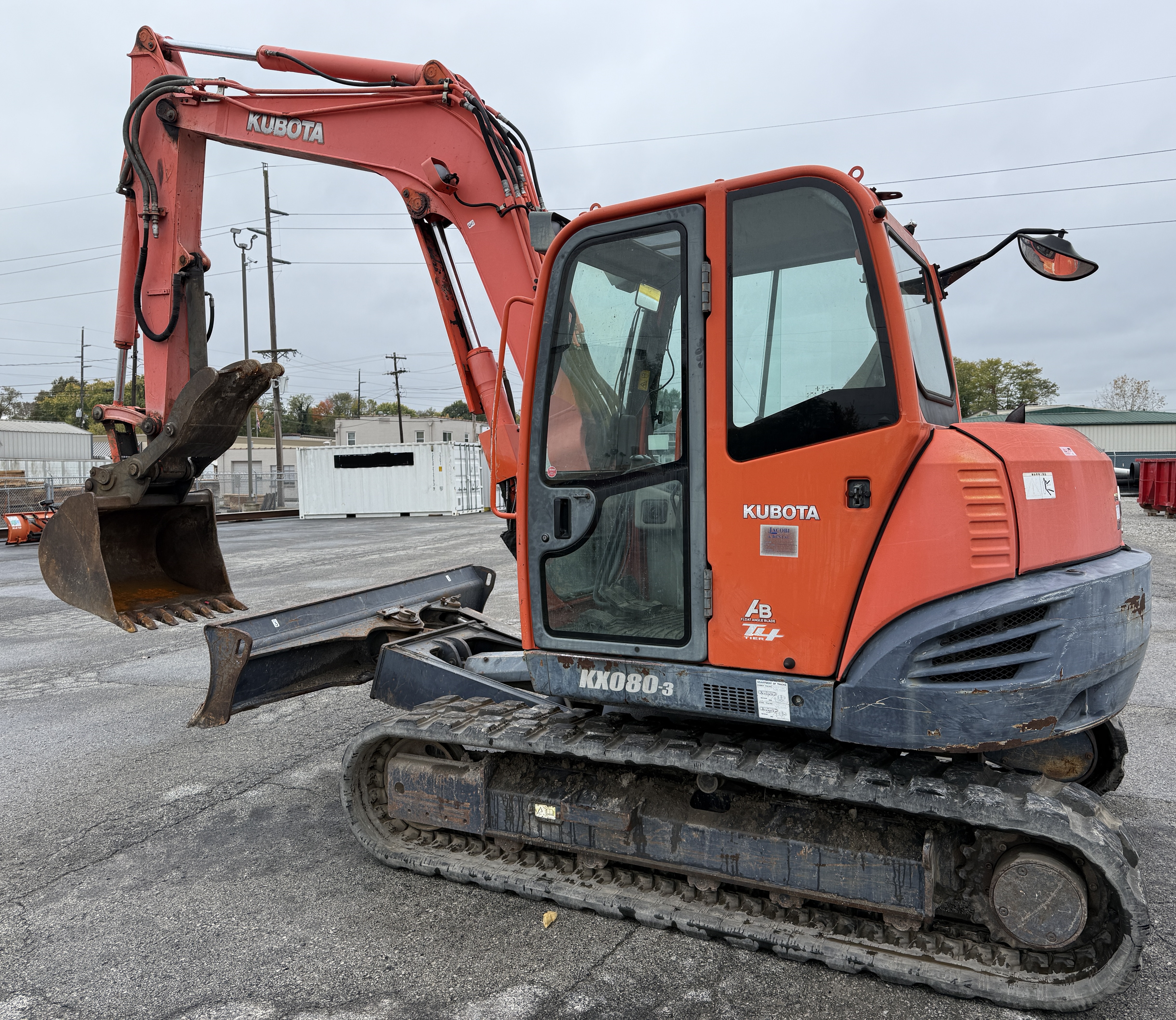 Used 2008 KUBOTA KX080-3