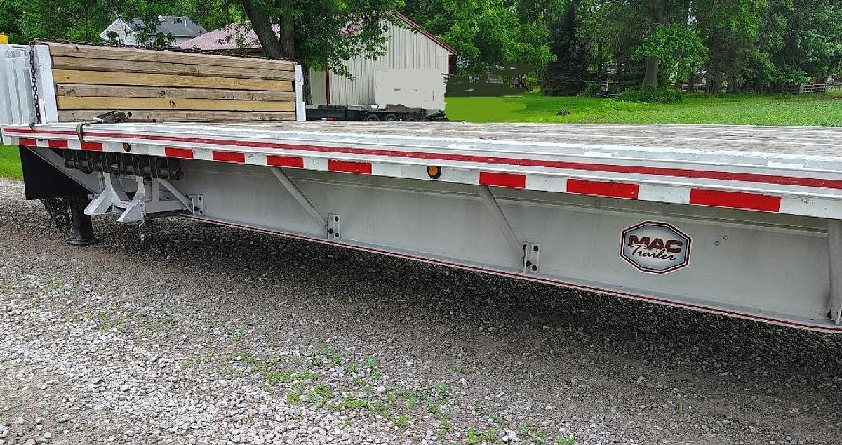 Used 2013 MAC 71426-A Drop Deck Trailer
