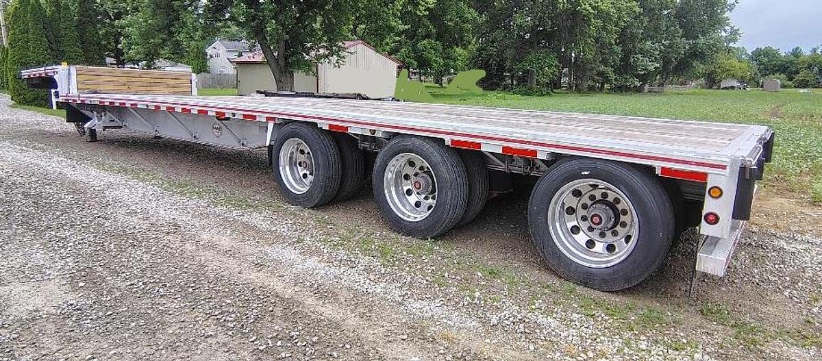 Used 2013 MAC 71426-A Drop Deck Trailer