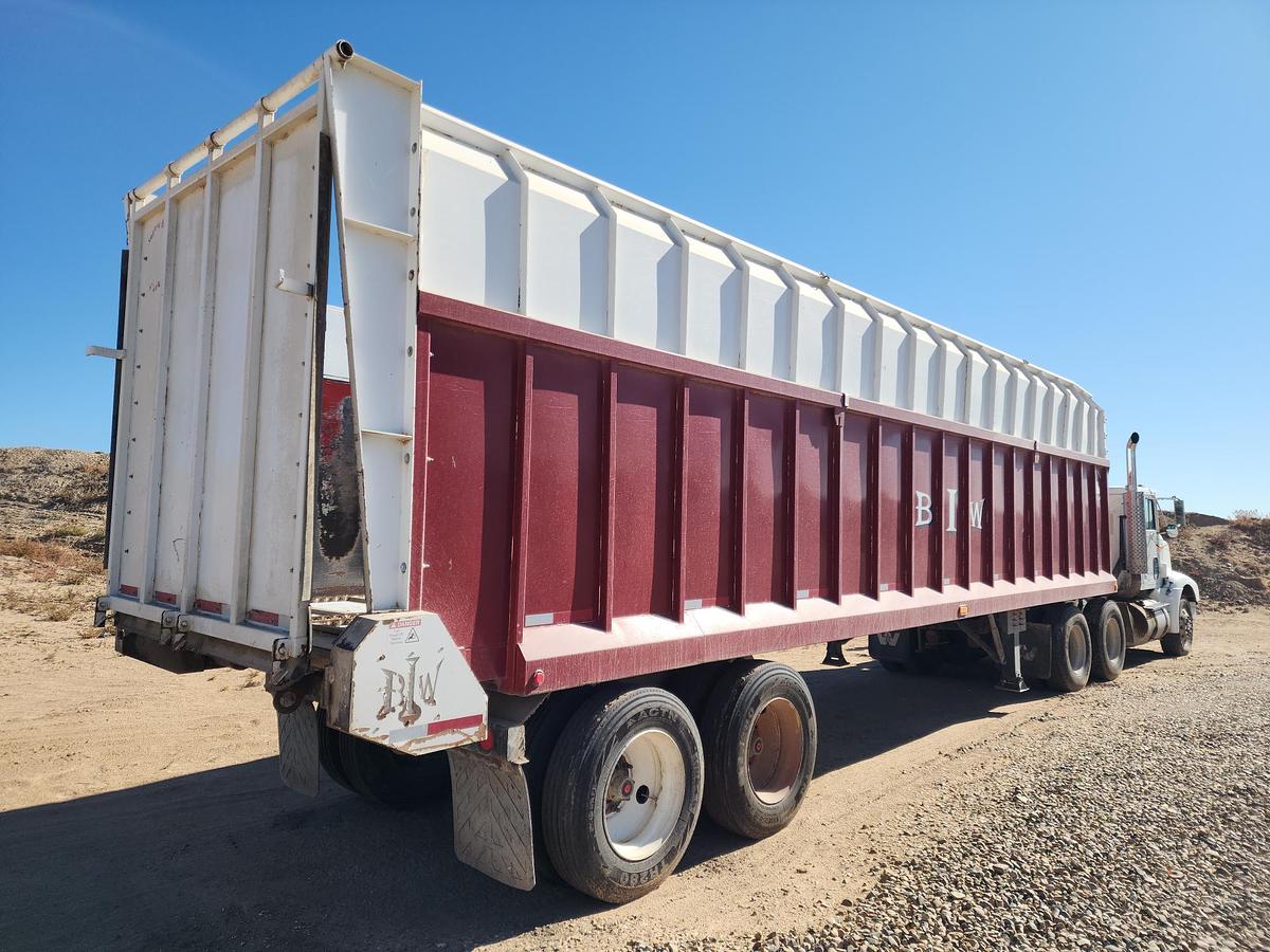 Used 2021 BURLEY IRON WORKS 36' x 96"  Live Bottom Trailer