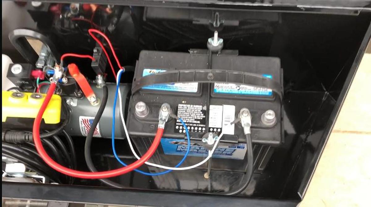 Used 2022 SURE TRAC 12 foot Low Profile Homeowner Dump Trailer