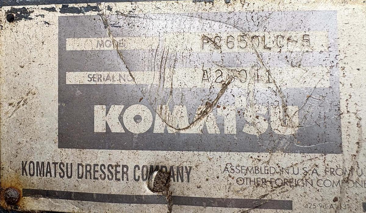 Used KOMATSU DRESSER PC650LC-5