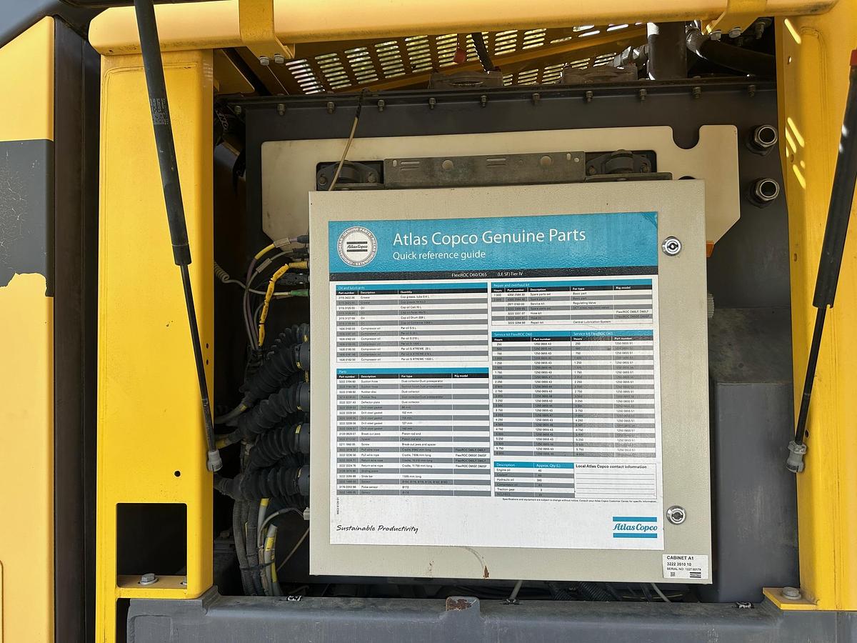 Used 2012 ATLAS COPCO Flexiroc D65-10SF