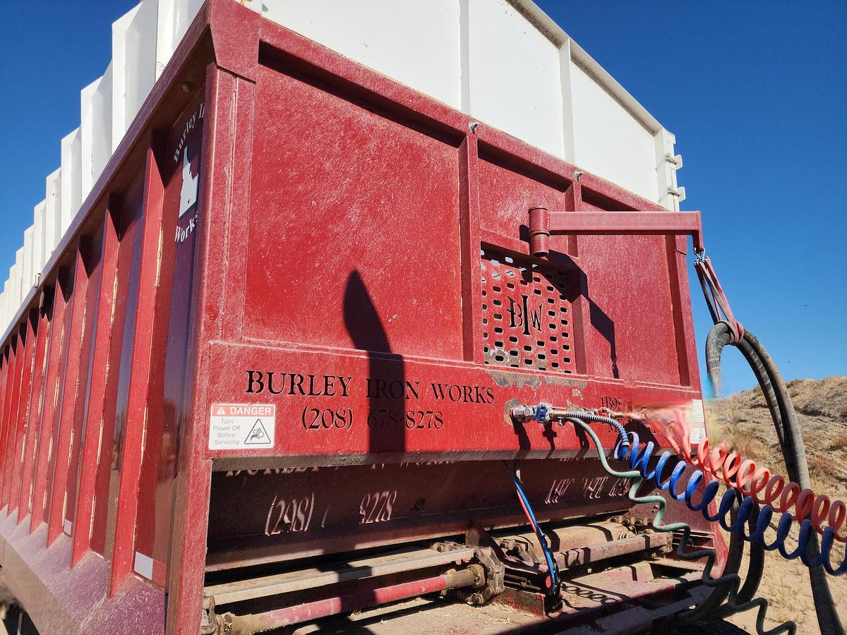 Used 2021 BURLEY IRON WORKS 36' x 96"  Live Bottom Trailer