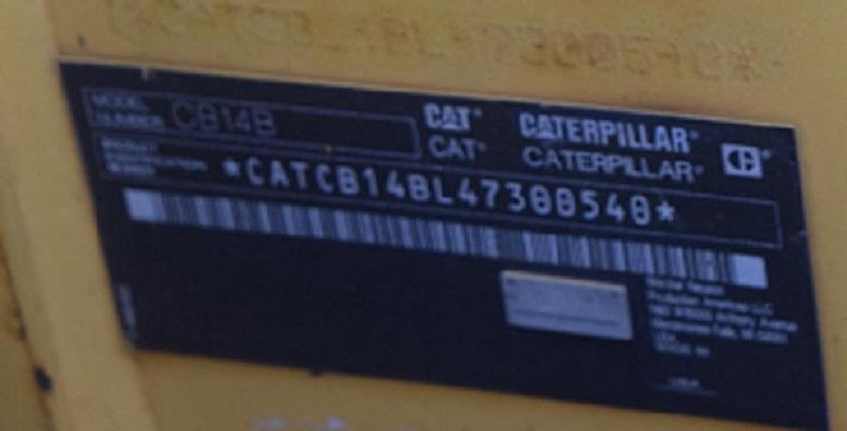 Used 2015 CATERPILLAR CB14B