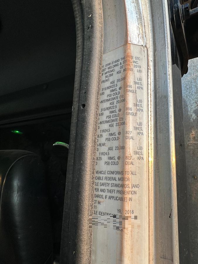 Used 2019 PETERBILT 389L