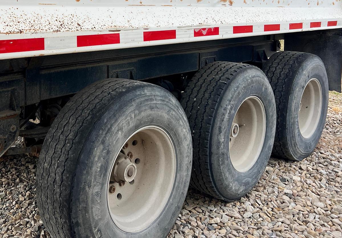 Used 1997 POWER-FLOW 16' Tri-Axle Dump Pup