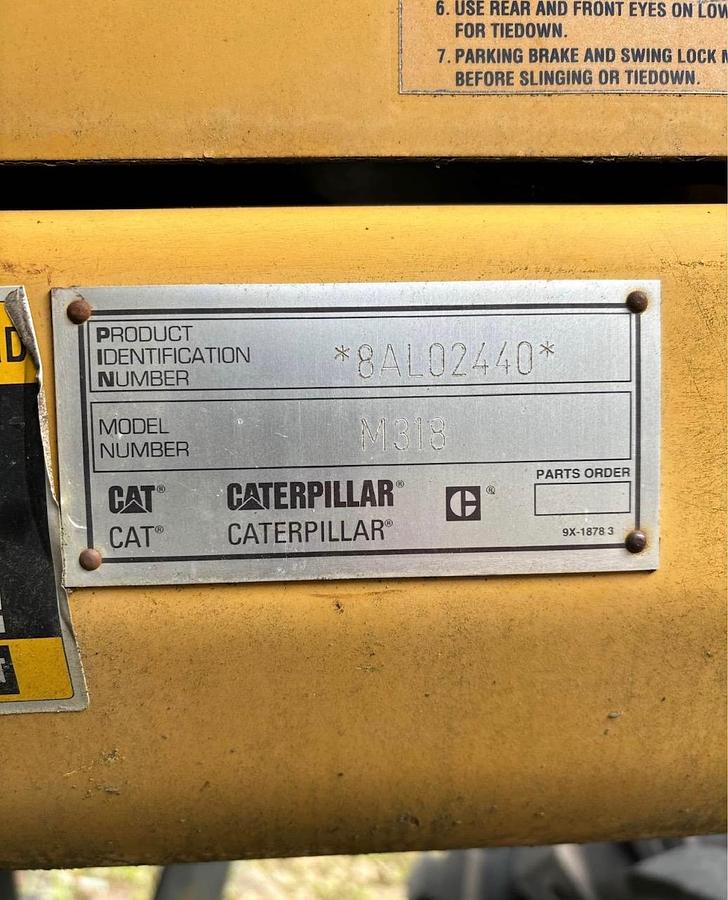 Used 2000 CATERPILLAR M318