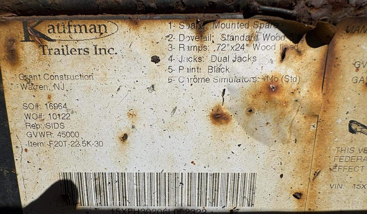 Used KAUFMAN 30' X 96