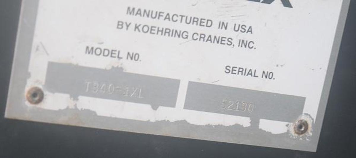 Used 2006 TEREX T340-1 XL