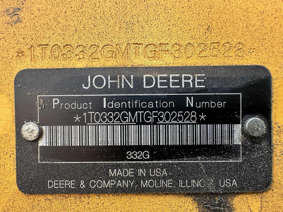 Used 2018 DEERE 332G