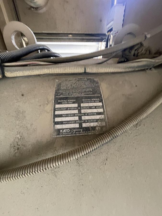 Used 1995 KATO Standby Generator