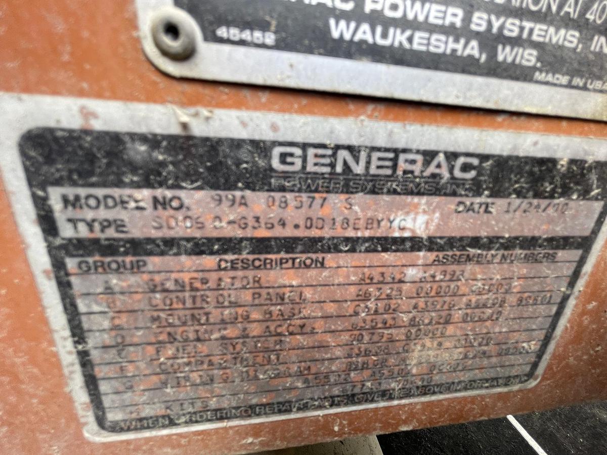 Used 2007 GENERAC 99A08577-S