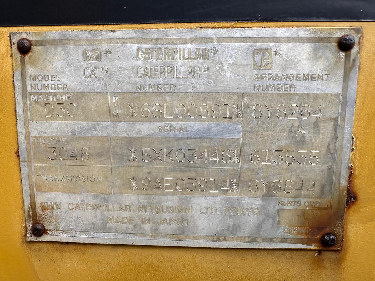 Used 1994 CATERPILLAR D3C III