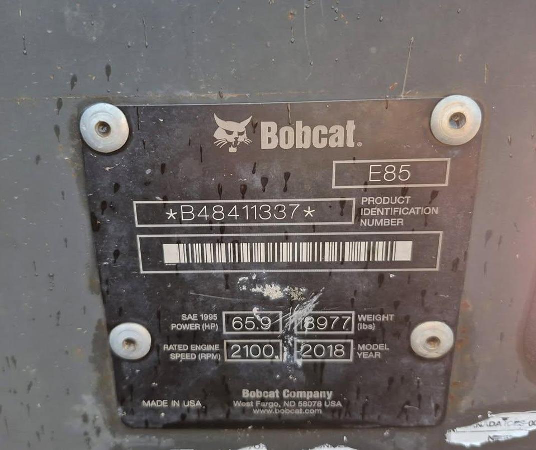 Used 2019 BOBCAT E85