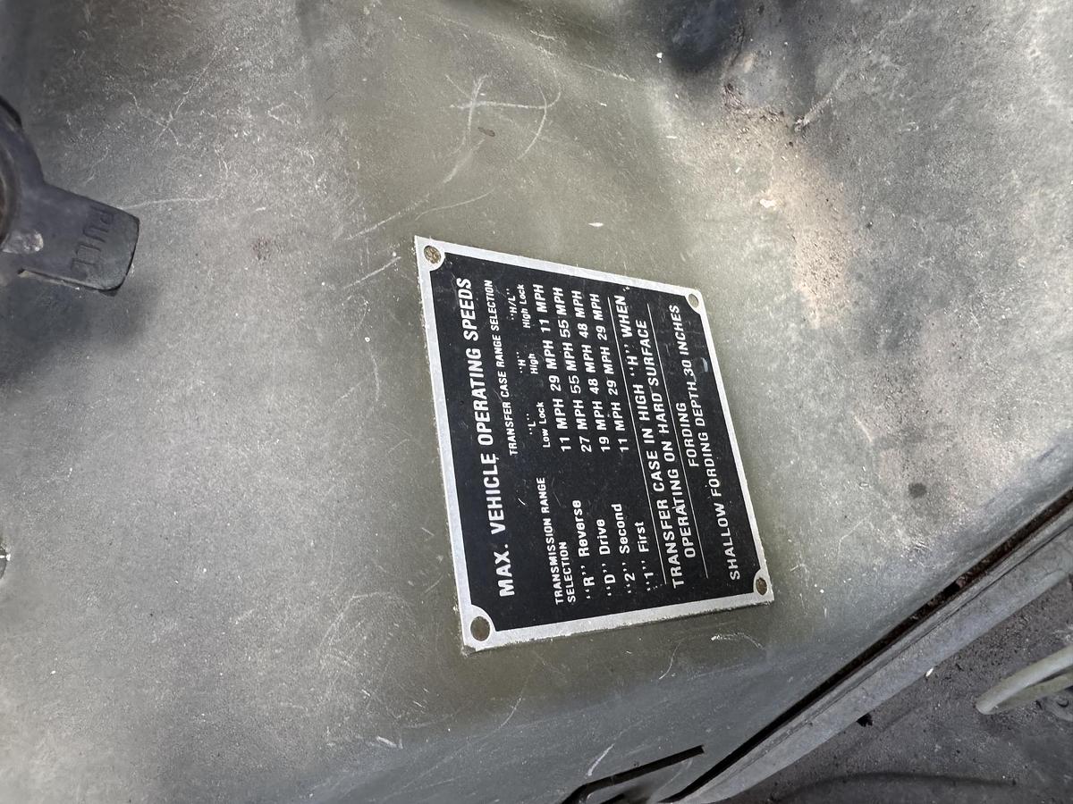 Used 1984 AM GENERAL M998