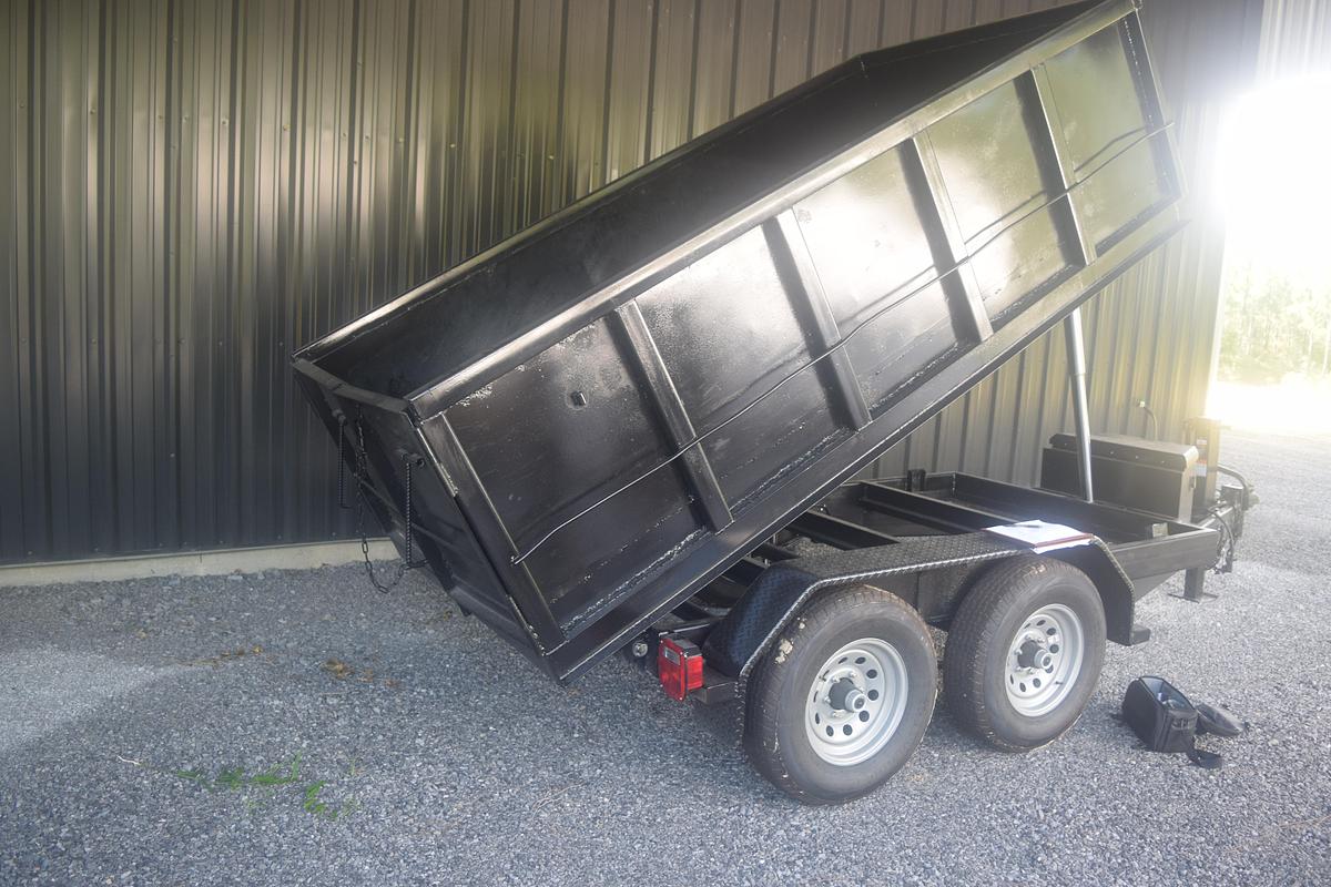 Used 2024 CUSTOM 8.5 X 12 Dump Trailer