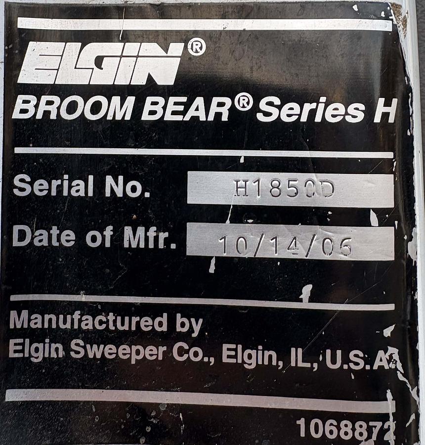 Used 2007 ELGIN Broom Bear Series H