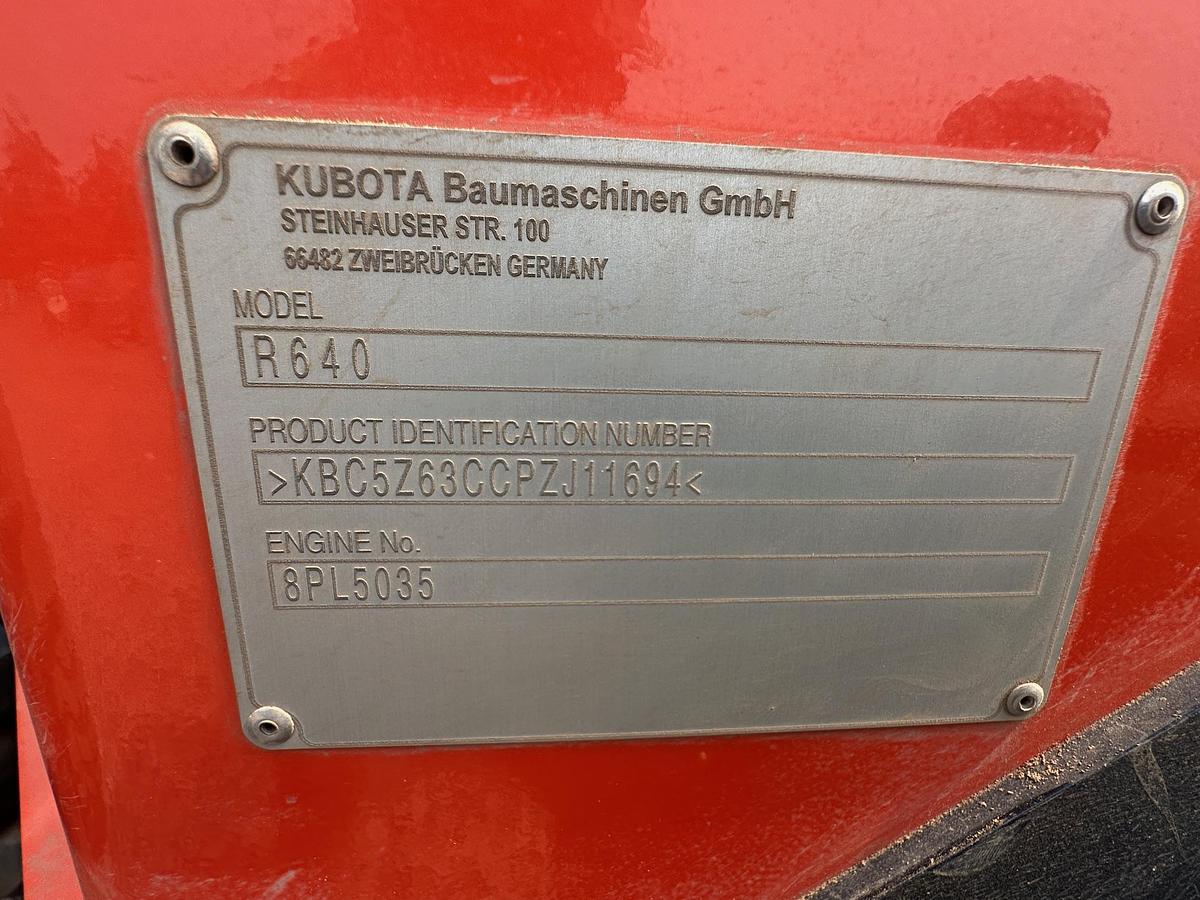 Used 2023 KUBOTA R640