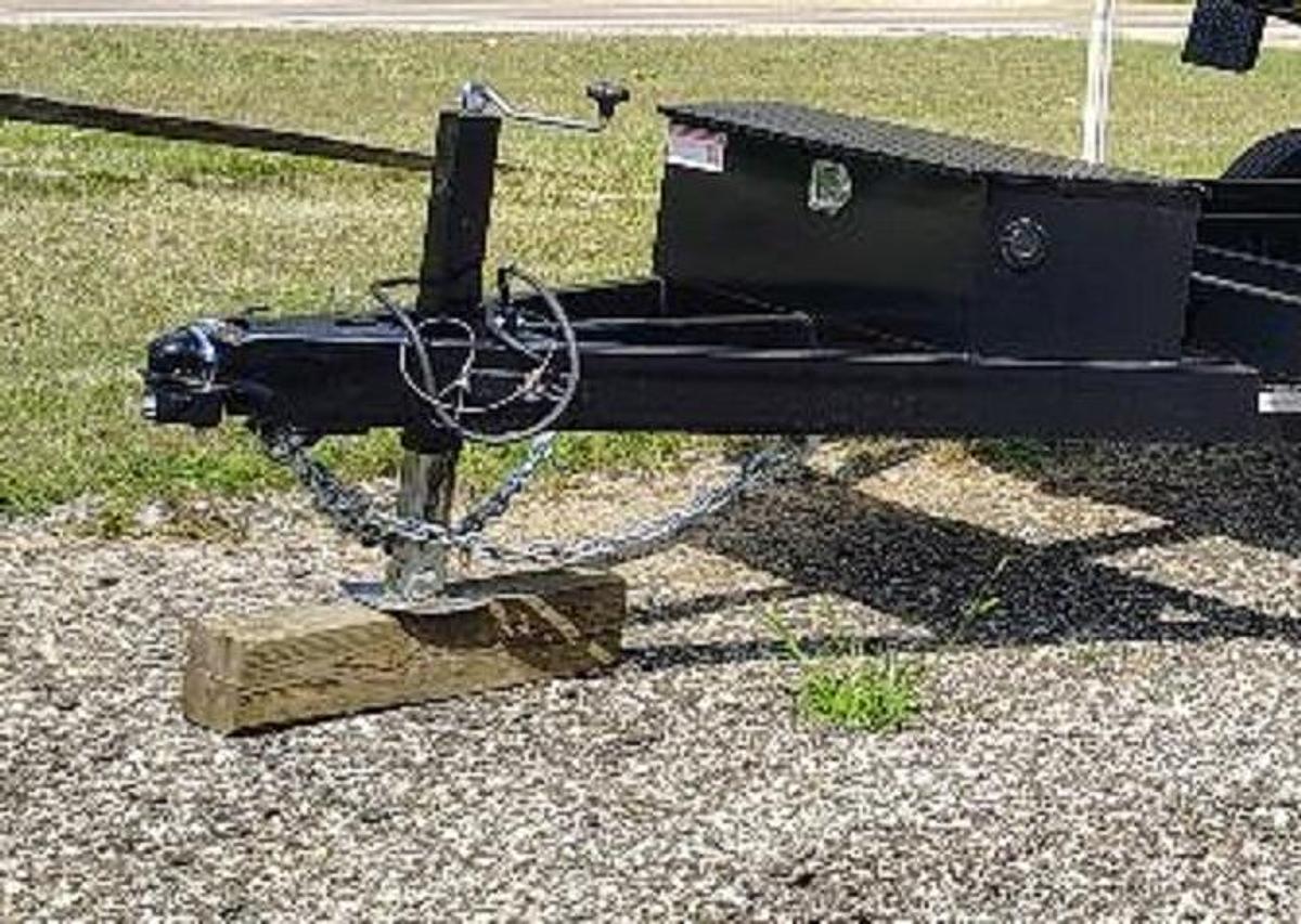 Used 2022 SURE TRAC 12 foot Low Profile Homeowner Dump Trailer