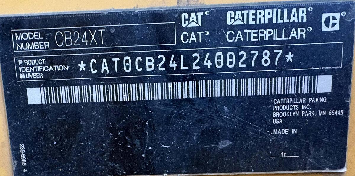 Used 2013 CATERPILLAR CB24XT