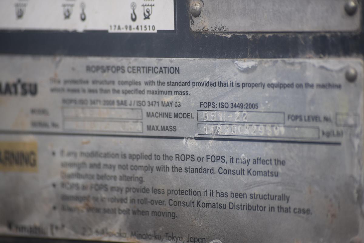 Used 2014 KOMATSU D51PXI-22