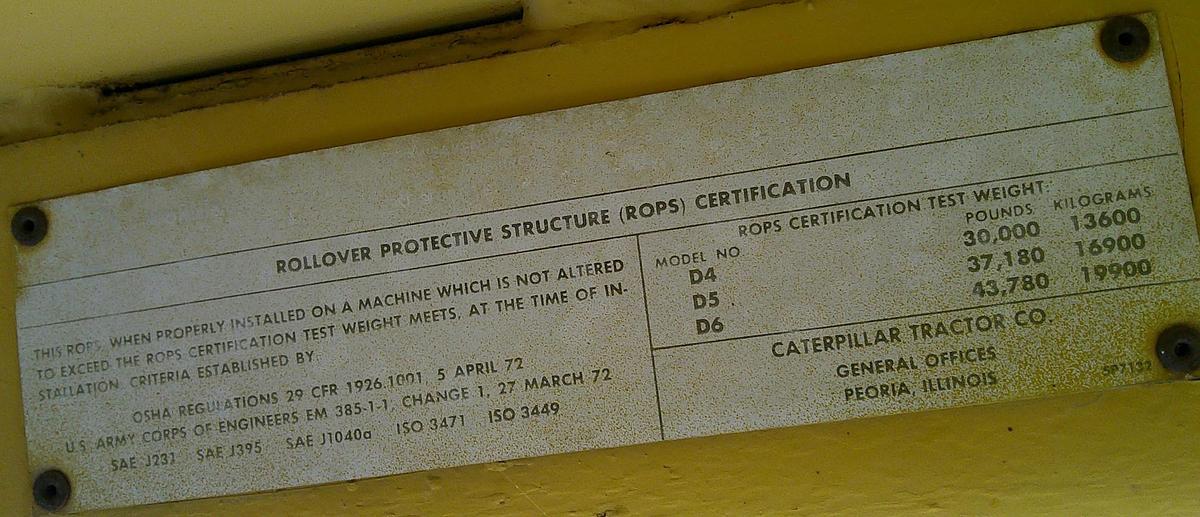 Used 1984 CATERPILLAR D4E