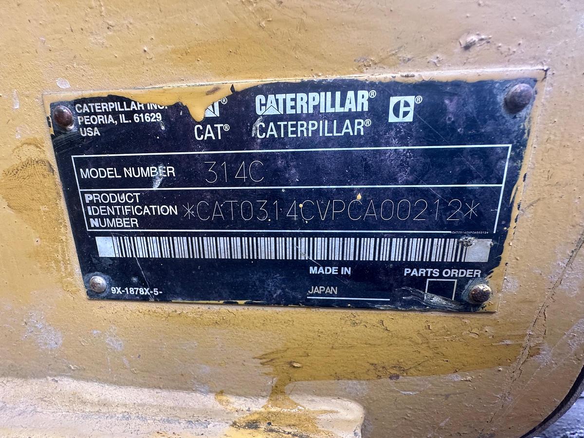 Used 2003 CATERPILLAR 314C LCR